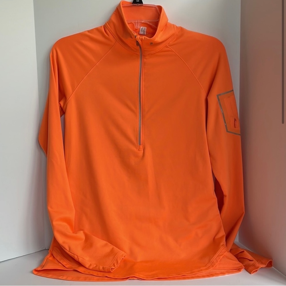 Under Armour fitted mock neck half zip pullover back zip pocket size small - Picture 4 of 6